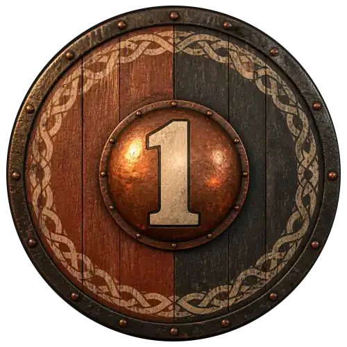 Bouclier viking en bois, étape 1